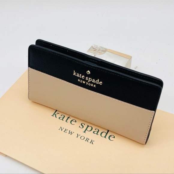Kate Spade Staci Slim Bifold Wallet Leather - Picture 3 of 6